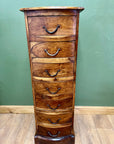 Vintage Tall Sheesham Chest of Drawers (SKU163)