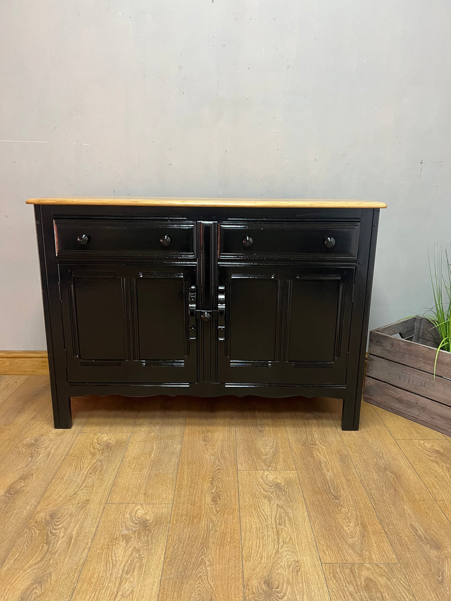 Vintage Ercol Sideboard Black Base (SKU087)