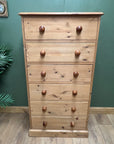 Tall Pine Chest Drawers (SKU164)