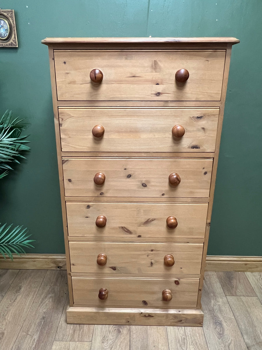 Tall Pine Chest Drawers (SKU164)