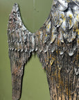 Large Angel Wings Silver/ Gold Metal Wall Art (SKU436)