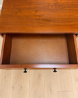Pierre Jeanneret Style Hardwood Side Table Mid Century Compass Legs Cabinet (LL001)