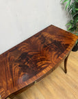 Vintage Bow Fronted Mahogany Console Table (SKU231)