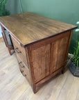 Vintage Oak Single Pedestal Desk (SKU122)