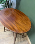 Edwardian Mahogany Oval Side Table (SKU92)