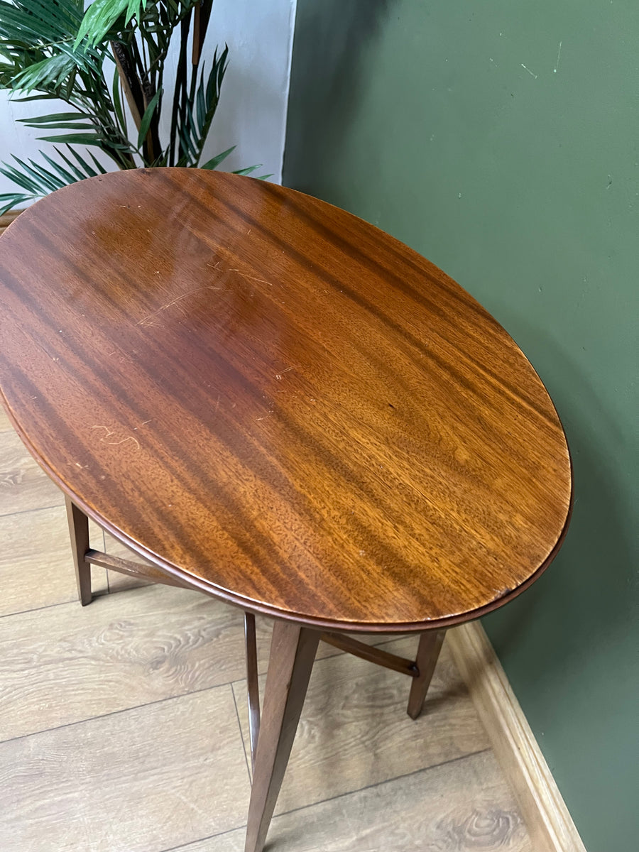 Edwardian Mahogany Oval Side Table (SKU92)