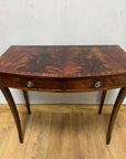 Vintage Bow Fronted Mahogany Console Table (SKU231)