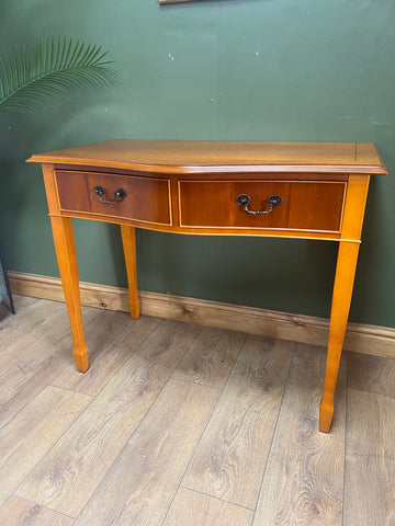 Yew Wood Console Hall Side Table (SKU239)