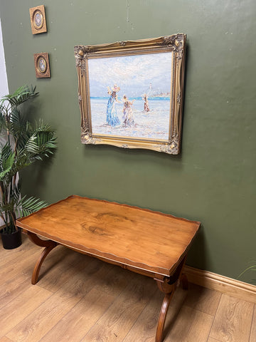 Vintage Yew Wood Coffee Table (SKU62)