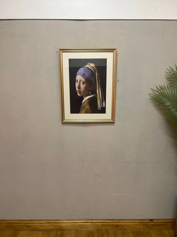 Gold Framed Girl With A Pearl Earring (SKU453)