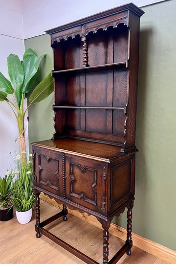 Antique Oak Barley Twist Dresser (SKU029)