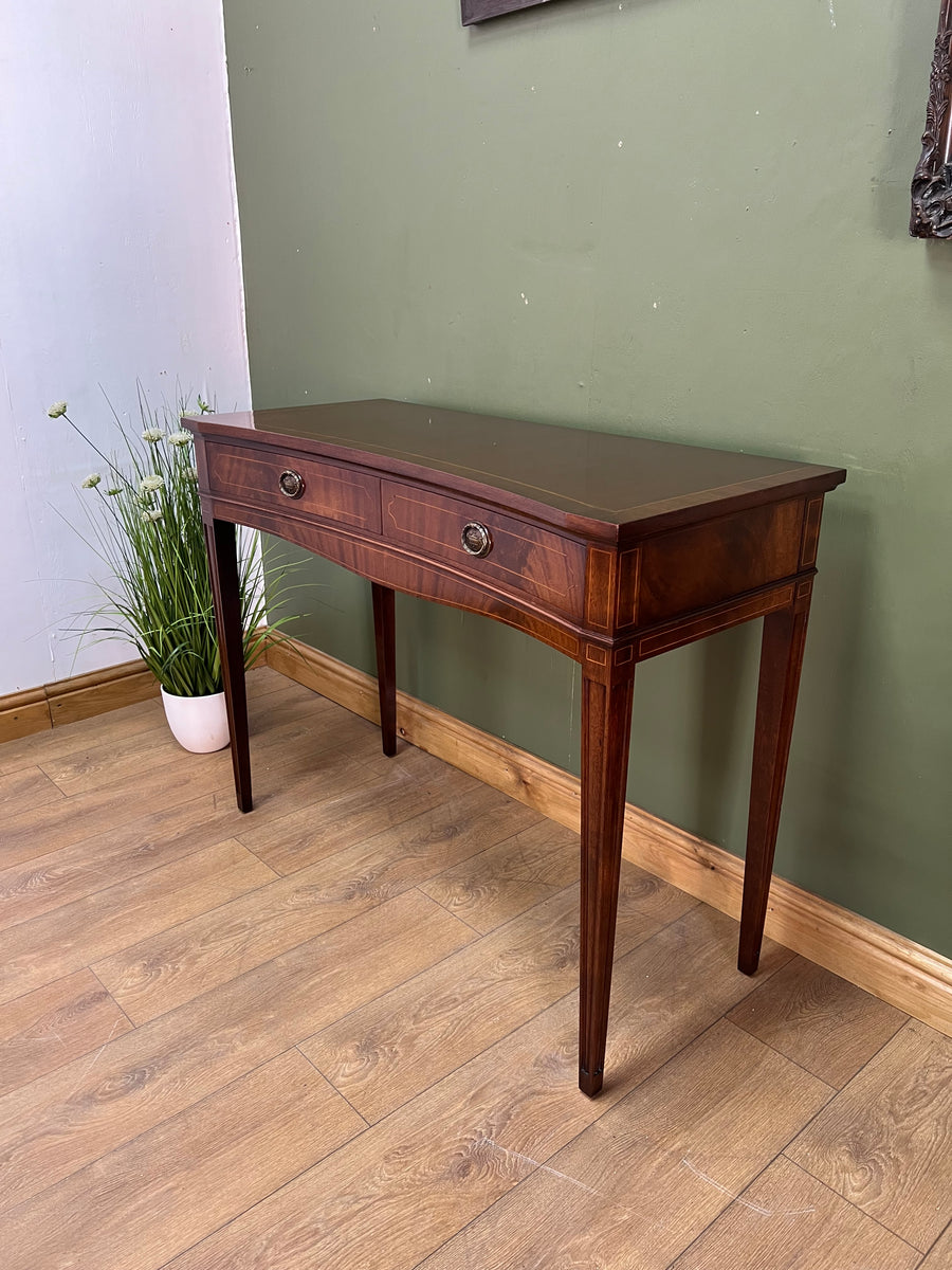 Vintage Large Inlaid Console Side Table (SKU248)