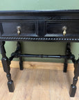 Antique Oak Ebonised Console Table (SKU224)