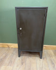 Vintage 1950's Metal Machinists Cabinet On Legs With Key (SKU233)