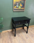 Antique Oak Ebonised Console Table (SKU224)