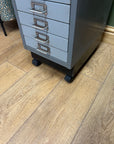 Vintage Bisley 15 Drawer Metal Cabinet (SKU124)