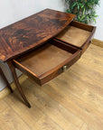 Vintage Bow Fronted Mahogany Console Table (SKU231)