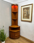 Retro Teak 1960s Nathan Corner Cabinet (SKU78)