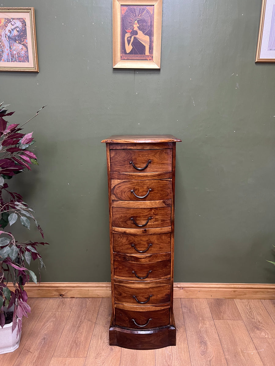 Vintage Tall Sheesham Chest of Drawers (SKU163)