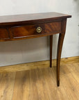 Vintage Bow Fronted Mahogany Console Table (SKU231)