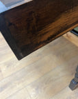 Antique Oak Ebonised Console Table (SKU224)