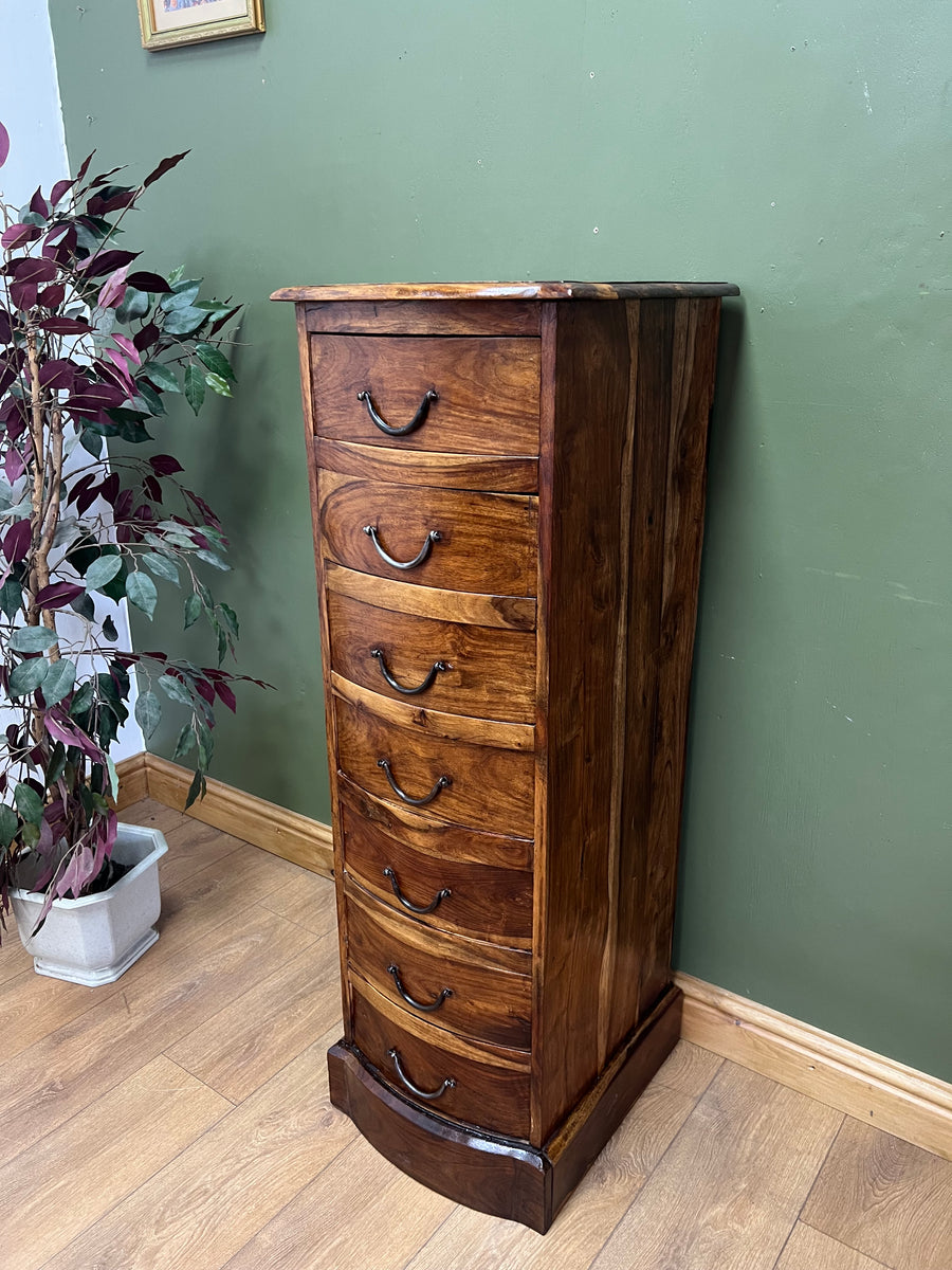 Vintage Tall Sheesham Chest of Drawers (SKU163)