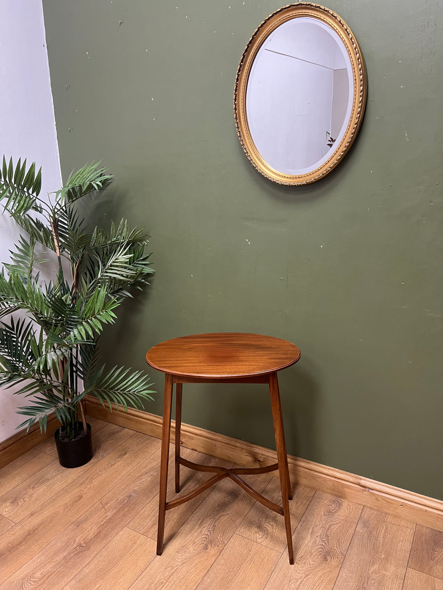 Edwardian Mahogany Oval Side Table (SKU92)