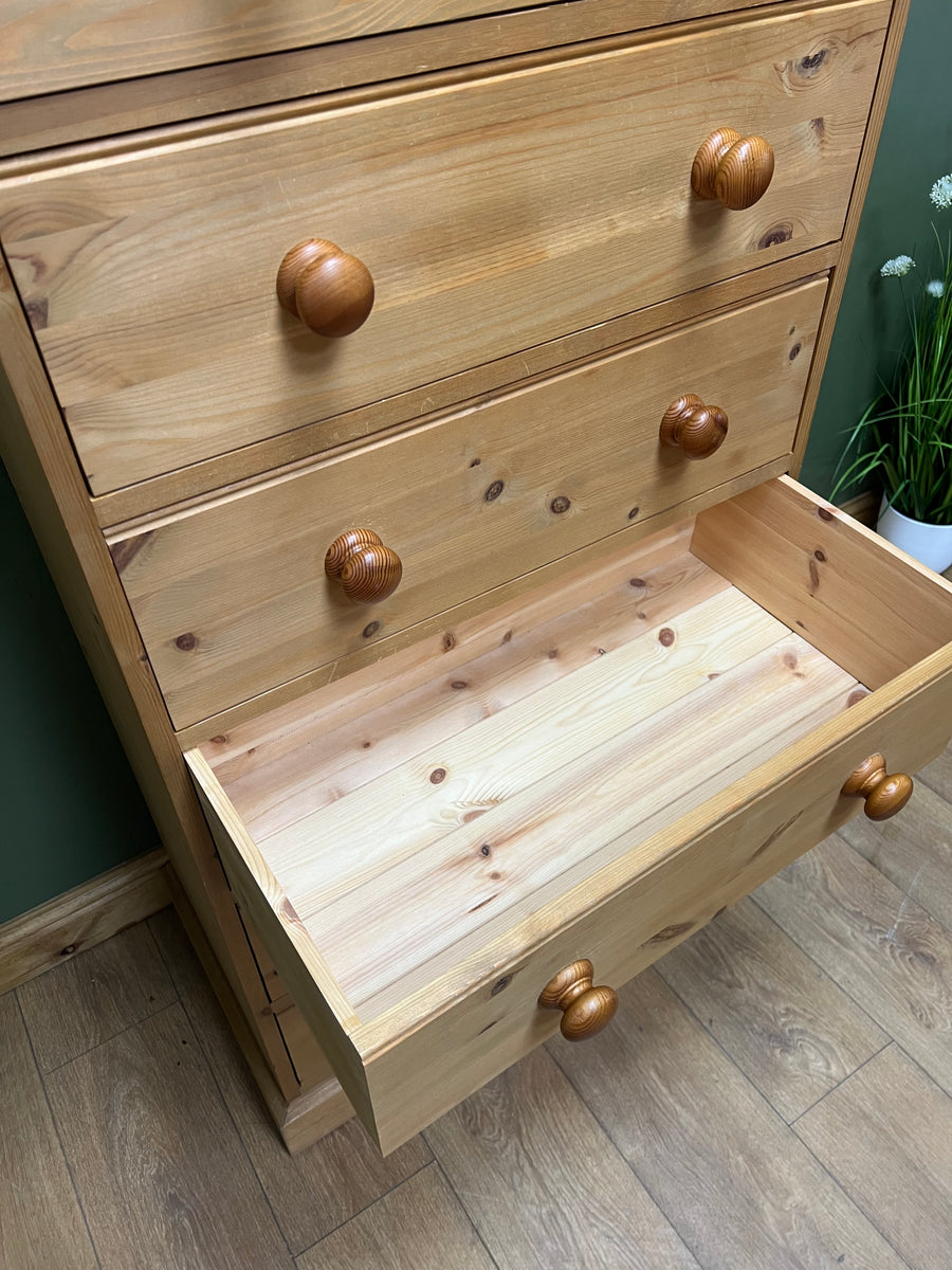 Tall Pine Chest Drawers (SKU164)