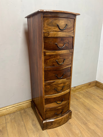 Vintage Tall Sheesham Chest of Drawers (SKU164)