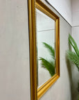 Vintage Framed Gold Bevelled Mirror (SKU360)