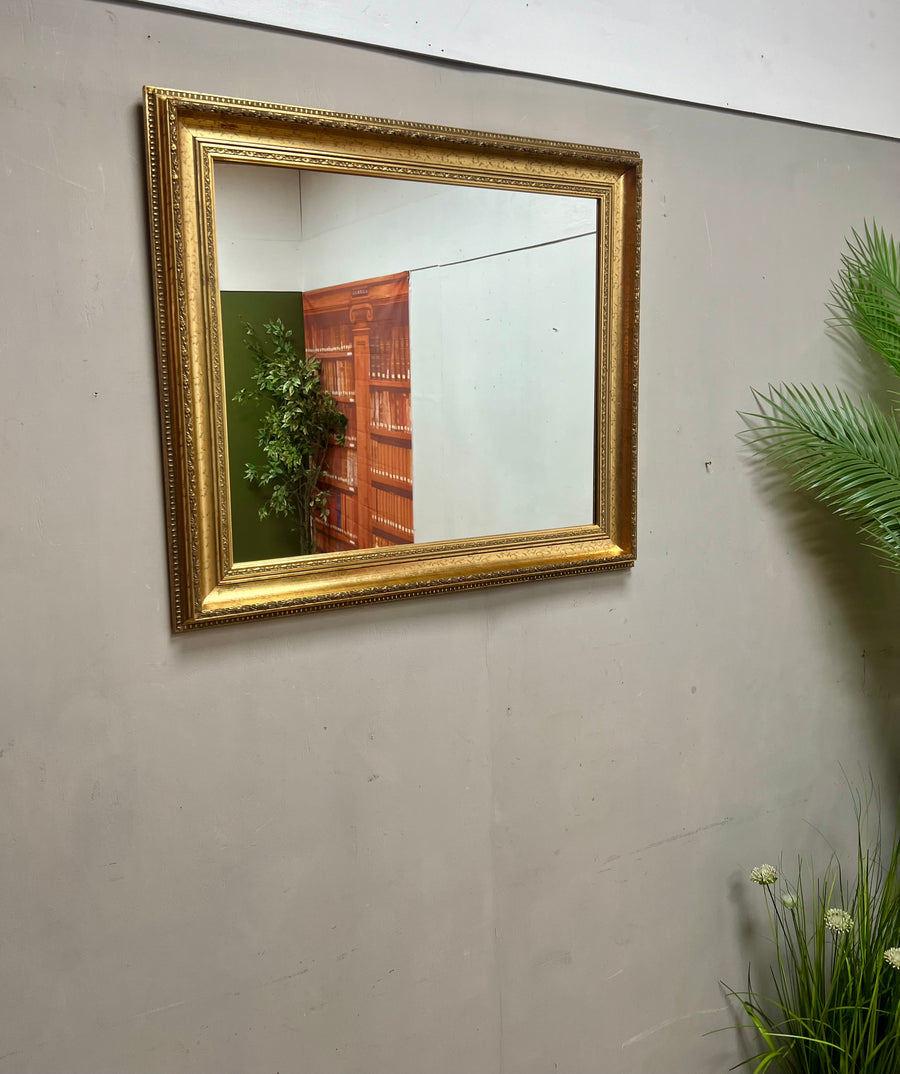 Vintage Deep Framed Gold Mirror (SKU359)