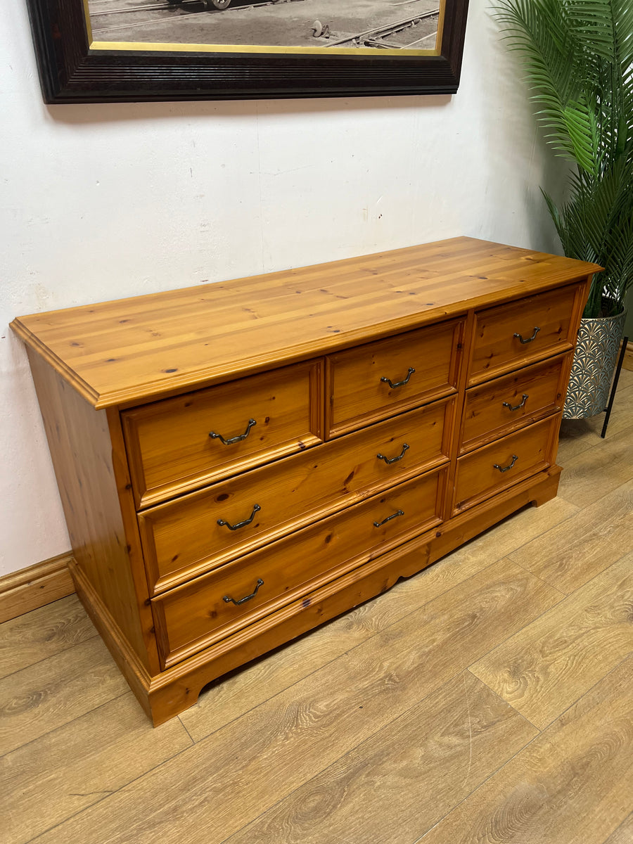 Large Pine Chest of 6 Drawers (SKU178)