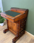 Antique Davenport Desk With Leather Top (SKU134)