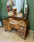 Art Deco Triple Mirror Dressing Table (SKU177)