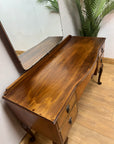 Vintage Wooden Dressing Table With Single Mirror (SKU158)