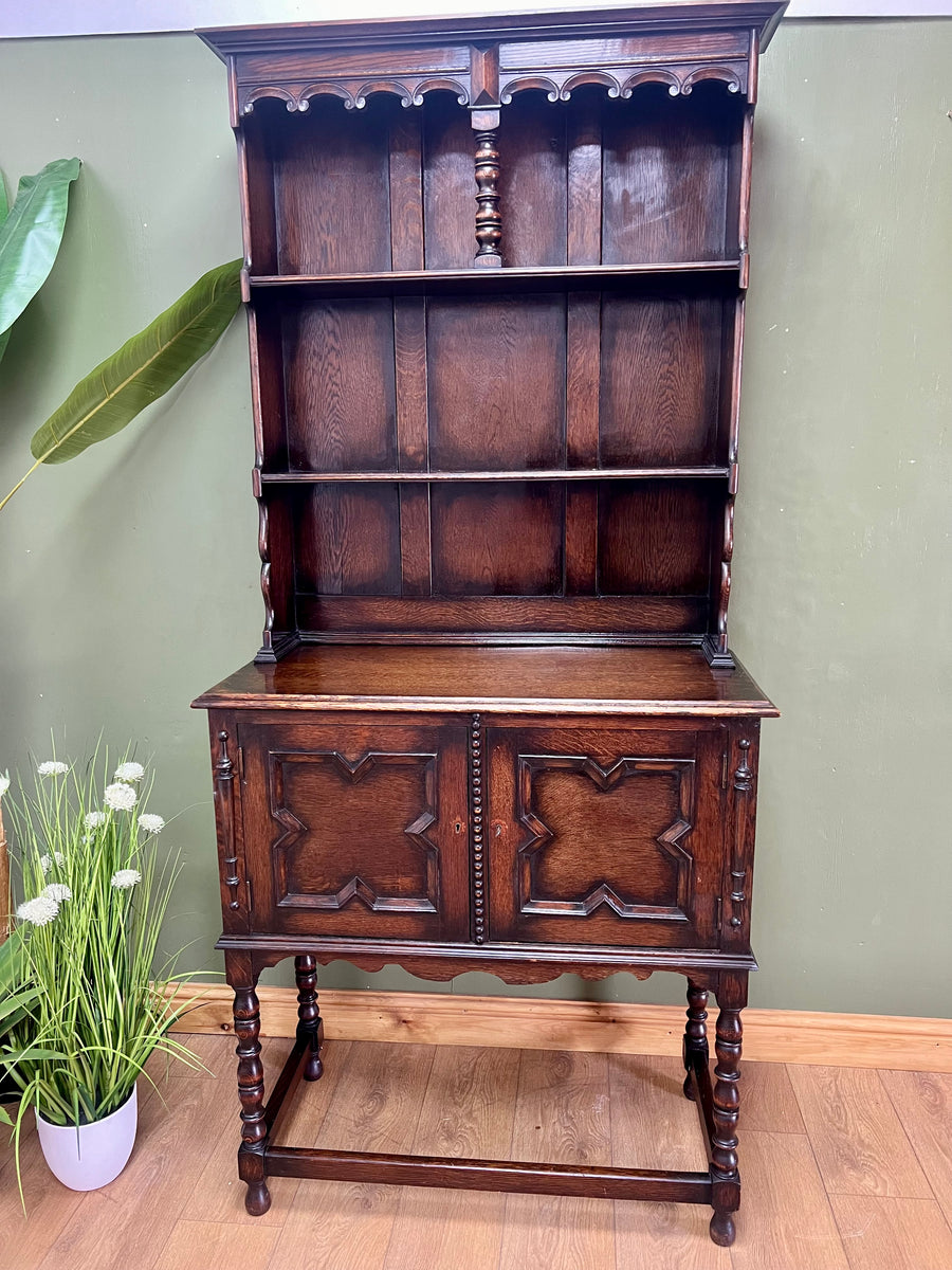 Antique Oak Barley Twist Dresser (SKU029)