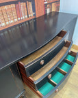 Vintage Long Sideboard in Black Copper Effect Detailing (SKU119)