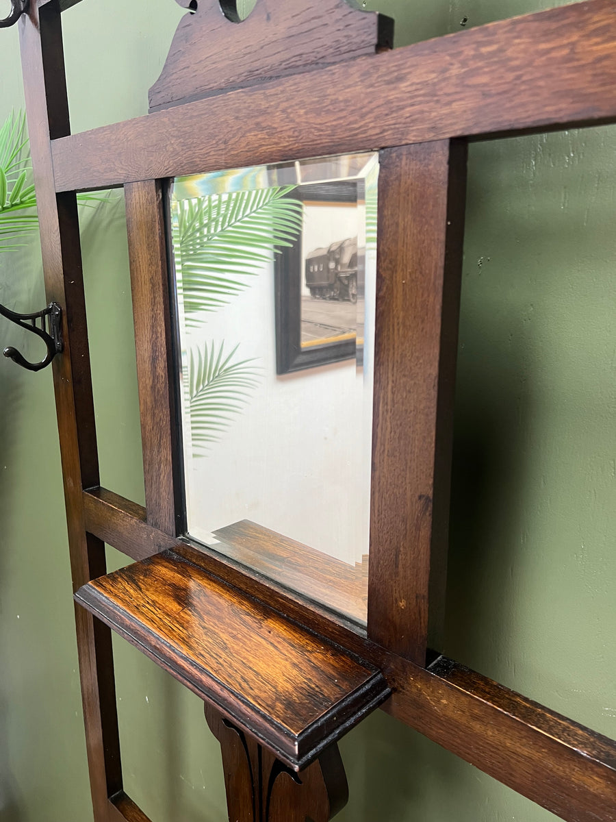 Vintage Wooden Hat and Coat / Umbrella Stand (SKU246)