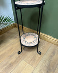 Wrought Iron 3 Tier Tall Plant Stand (SKU244)