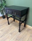 Antique Oak Ebonised Console Table (SKU224)