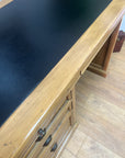 Reclaimed Wooden Single Pedestal Desk (SKU121)