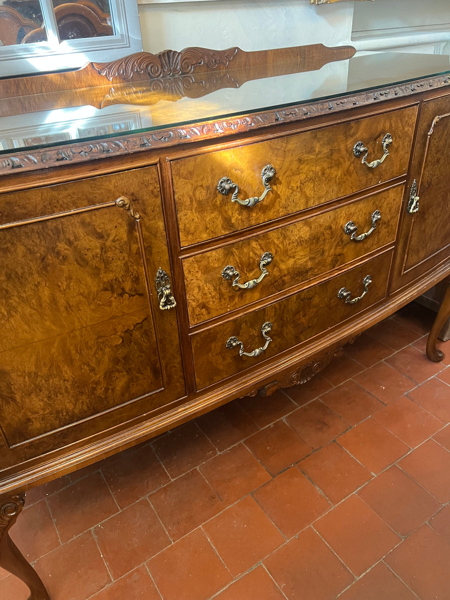 Vintage Burr Walnut Sideboard (SKU83)