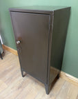 Vintage 1950's Metal Machinists Cabinet On Legs With Key (SKU233)