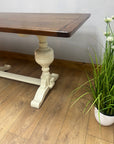 Vintage Dining Table Cream Base (SKU53)