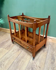 Vintage Bevan Funnell Canterbury Magazine Rack With Drawer (SKU115)