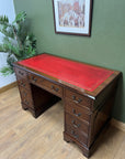 Vintage Twin Pedestal Desk (SKU)