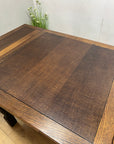 Vintage Draw Leaf Dining Table Black Base (SKU026)