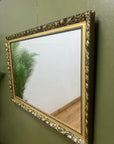 Vintage Gold Black Framed Mirror (SKU345)
