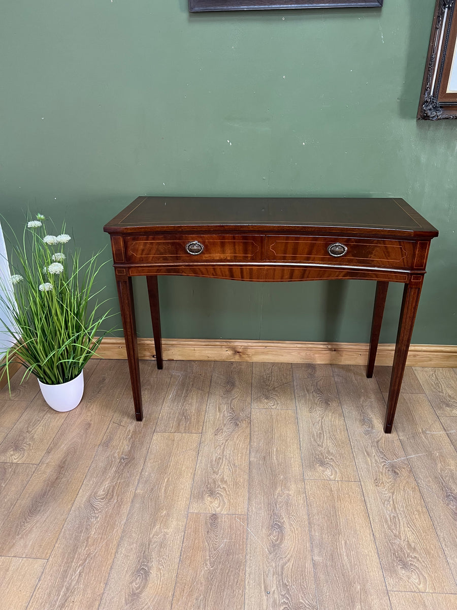 Vintage Large Inlaid Console Side Table (SKU248)