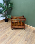 Vintage Bevan Funnell Canterbury Magazine Rack With Drawer (SKU115)